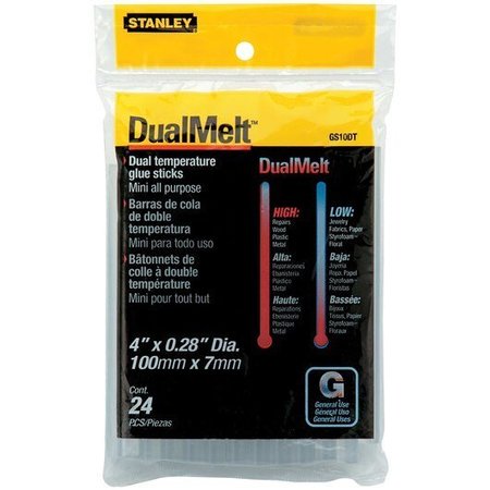 STANLEY Glue Stick, Clear, 5 in L GS10DT